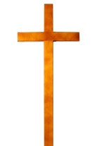 Крест сосна католический светлый 